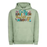Pigment Oil Green i'm the nail tech they told you about bbs Urban Hoodie - BundleAndBundleShop