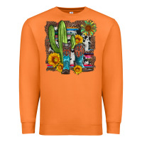 Carrot western cactus with cowboy boots and sunflowers Premium Sweatshirt - Artiststas