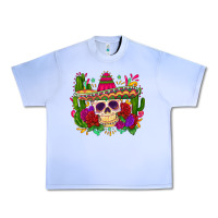 Grape Ice mexican skull Urban Heavy Tee - Zillion Design Studio