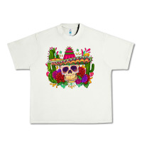 Pistachio mexican skull Urban Heavy Tee - Zillion Design Studio
