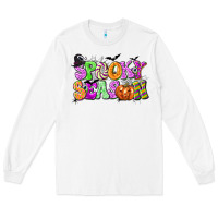 White Spooky Season Long Sleeve Tee - texasbilliewilder