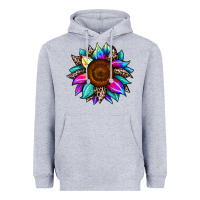 Heather Grey sunflower tie dye Heavyweight Hoodie - JahusDesignShop