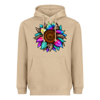 Mushroom sunflower tie dye Heavyweight Hoodie - JahusDesignShop
