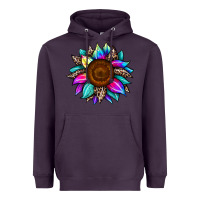 Plum sunflower tie dye Heavyweight Hoodie - JahusDesignShop