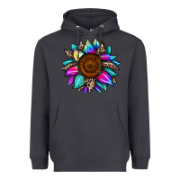 Smoke sunflower tie dye Heavyweight Hoodie - JahusDesignShop