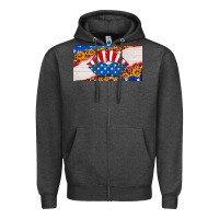 Usa Life License Plate Zipper Hoodie | Teevron