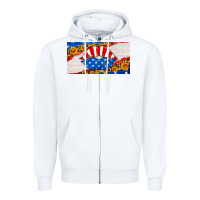 White usa life license plate Zipper Hoodie - HRA Design Shop