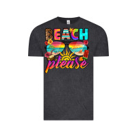 Vintage Black beach please Vintage Tee - RanaPortraitStore