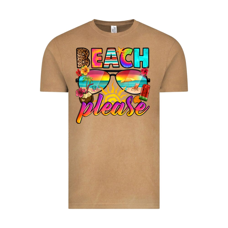 Beach Please Vintage Tee by RanaPortraitStore | Teevron