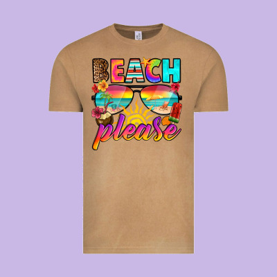 Vintage Tee beach please