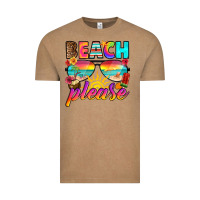 Vintage Coffee beach please Vintage Tee - RanaPortraitStore