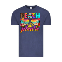 Vintage Denim beach please Vintage Tee - RanaPortraitStore