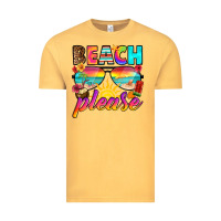 Vintage Mustard beach please Vintage Tee - RanaPortraitStore