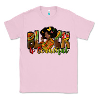 Bubblegum Pink Black is beautiful juneteenth Classic Tee - Zillion Design Studio