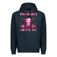 Navy valentines is a bunch of bull Premium Hoodie - MaliasSmallBusiness