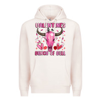 Pale Pink valentines is a bunch of bull Premium Hoodie - MaliasSmallBusiness