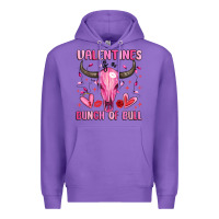 Purple valentines is a bunch of bull Premium Hoodie - MaliasSmallBusiness