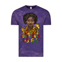 Cloud Purple juneteenth 1865 black boy Vintage Tee - BarkalooDesign