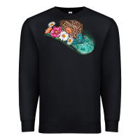 Black cowboy hat Premium Sweatshirt - AdoDesignShop