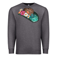 Charcoal Heather cowboy hat Premium Sweatshirt - AdoDesignShop