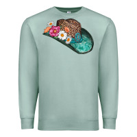 Seafoam cowboy hat Premium Sweatshirt - AdoDesignShop