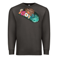 Smoke cowboy hat Premium Sweatshirt - AdoDesignShop