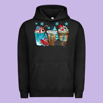 Hockey Coffee Cups Bbs Urban Hoodie Designed By Bundleandbundleshop