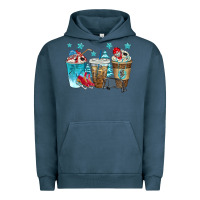 Pigment Midnight Navy hockey coffee cups bbs Urban Hoodie - BundleAndBundleShop