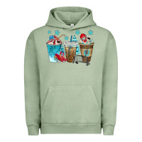 Pigment Oil Green hockey coffee cups bbs Urban Hoodie - BundleAndBundleShop