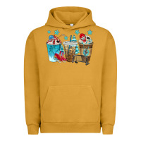 Pigment Peanut Butter hockey coffee cups bbs Urban Hoodie - BundleAndBundleShop