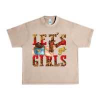 French Oak lets go girls tbw Urban Heavy Tee - texasbilliewilder