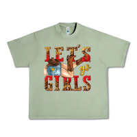 Oil Green lets go girls tbw Urban Heavy Tee - texasbilliewilder