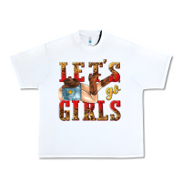 White lets go girls tbw Urban Heavy Tee - texasbilliewilder