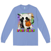Spooky Season Ghost Cat Long Sleeve Tee | Teevron