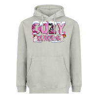 Moon Dust pink cozy season with snowman ado Heavyweight Hoodie - AdoDesignShop