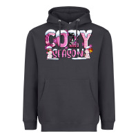Smoke pink cozy season with snowman ado Heavyweight Hoodie - AdoDesignShop