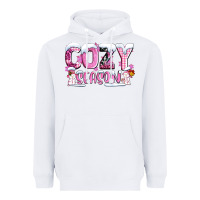 White pink cozy season with snowman ado Heavyweight Hoodie - AdoDesignShop
