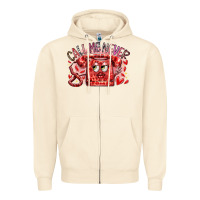 Sandshell call me never Zipper Hoodie - RacoonDesign