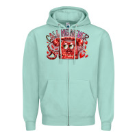 Seafoam call me never Zipper Hoodie - RacoonDesign