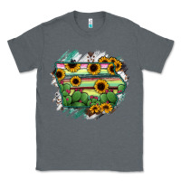 Charcoal Heather Iowa State Map Classic Tee - RanaPortraitStore