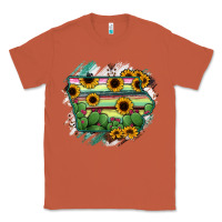 Copper Iowa State Map Classic Tee - RanaPortraitStore