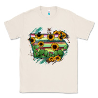 Natural Iowa State Map Classic Tee - RanaPortraitStore