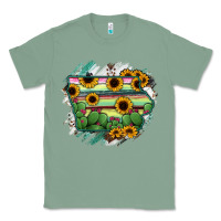 Sage Iowa State Map Classic Tee - RanaPortraitStore