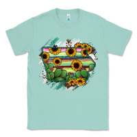 Seafoam Iowa State Map Classic Tee - RanaPortraitStore