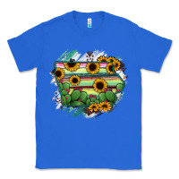 True Royal Iowa State Map Classic Tee - RanaPortraitStore