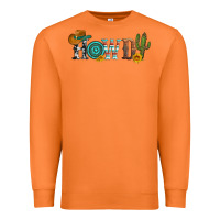Carrot howdy with cowboy hat and cactus Premium Sweatshirt - Artiststas