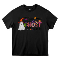 Black ghost Heavy Core Tee - CowhideDigitalArt