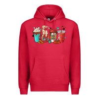 Cardinal dog mama golden retriever Premium Hoodie - MaliasSmallBusiness