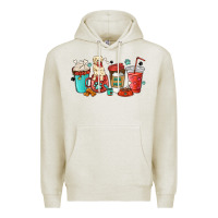 Oatmeal Heather dog mama golden retriever Premium Hoodie - MaliasSmallBusiness