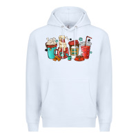 White dog mama golden retriever Premium Hoodie - MaliasSmallBusiness